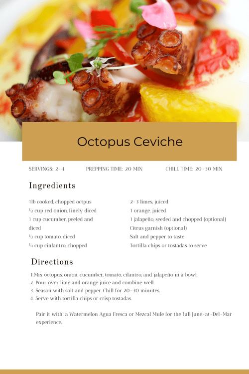 DM - Octopus Ceviche